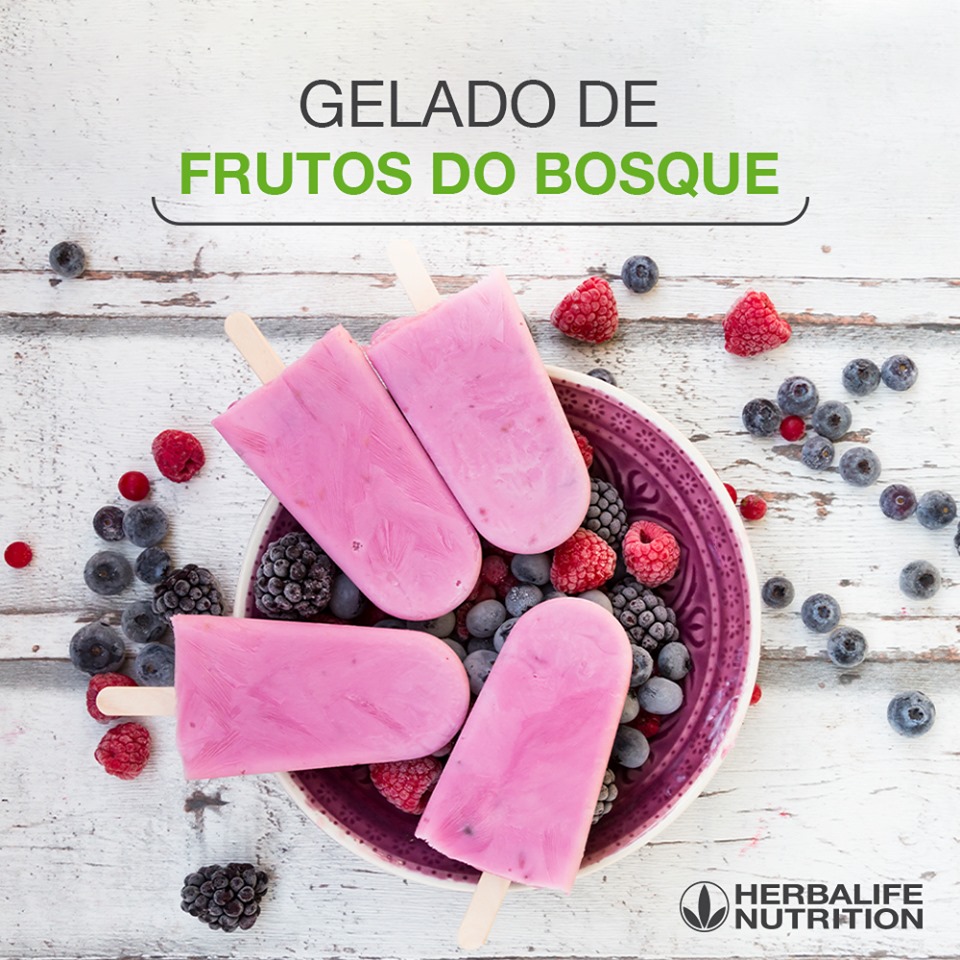 receitas herbalife gelado frutos do bosque herbalife PortugalHerbal